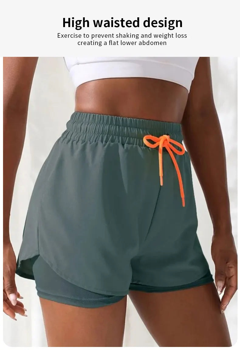 FlexFit High Rise Yoga Shorts