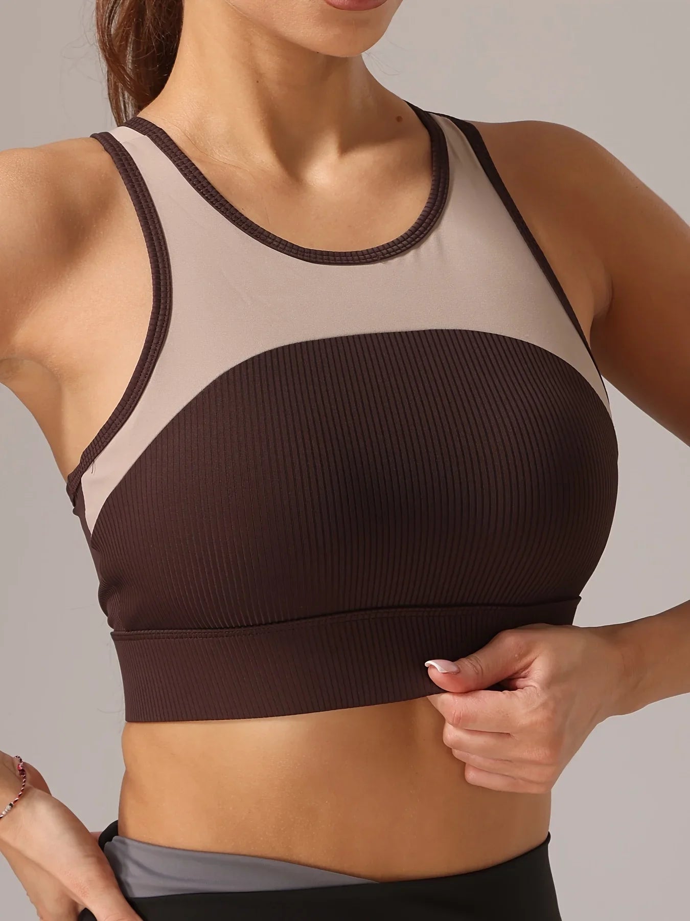 FitFemme ColorBlock Support Tank Top