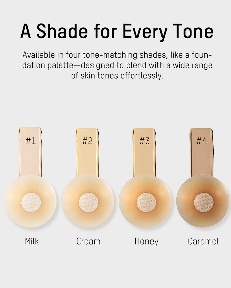 Seamless Non-Adhesive Nip Covers(2 Pairs)