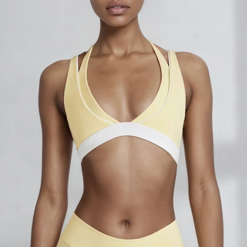 ZenFit DuoTone V-Neck Yoga Set