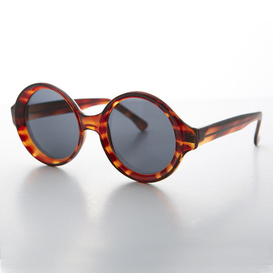 Big Round Mod Vintage Women's Sunglasses - Trudy