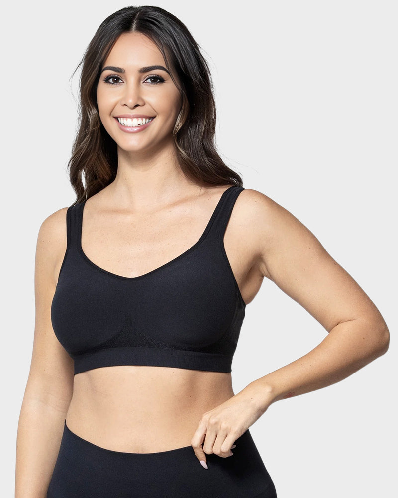 Wire-Free Stretch Support Tank Bra
