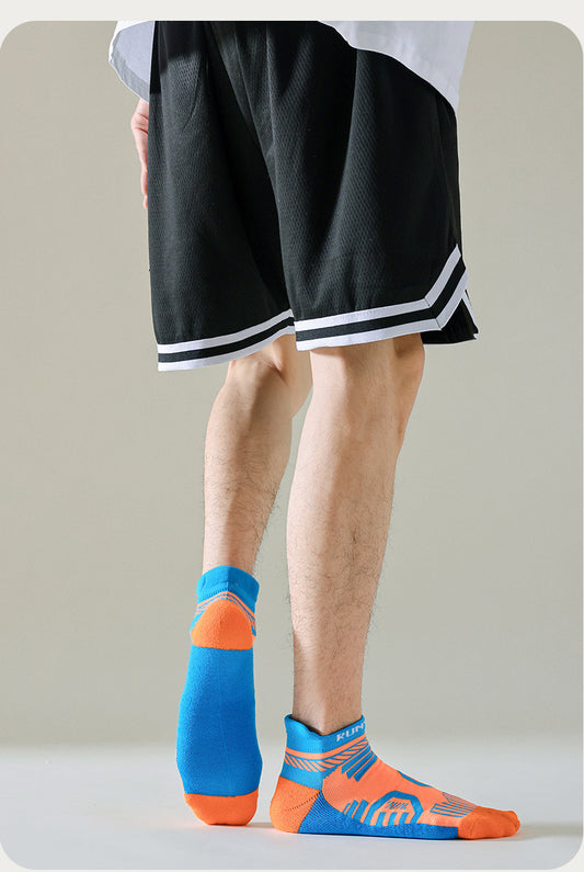 Men's Mesh Breathable And Sweat Absorbing Low Cut Socks