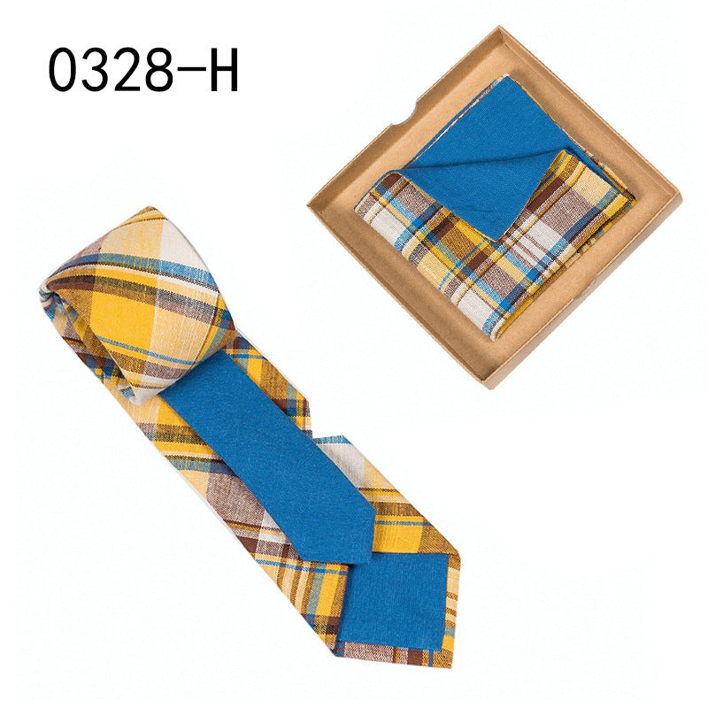 Men's Floral Print Tie and Pocket Square