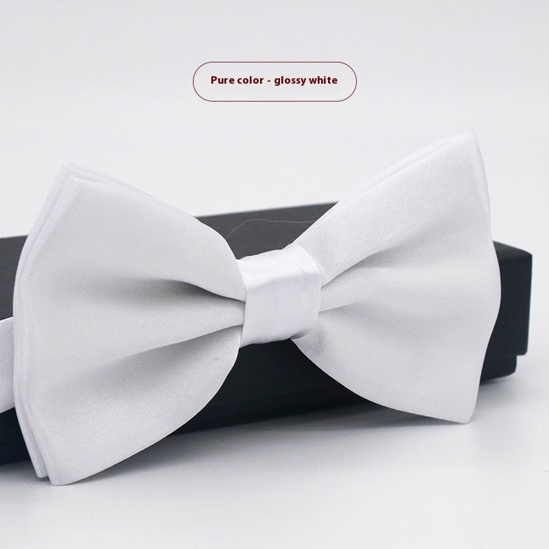 Men's Solid Color Bow Tie