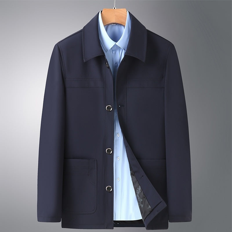 Men's Turn-down Collar Coat