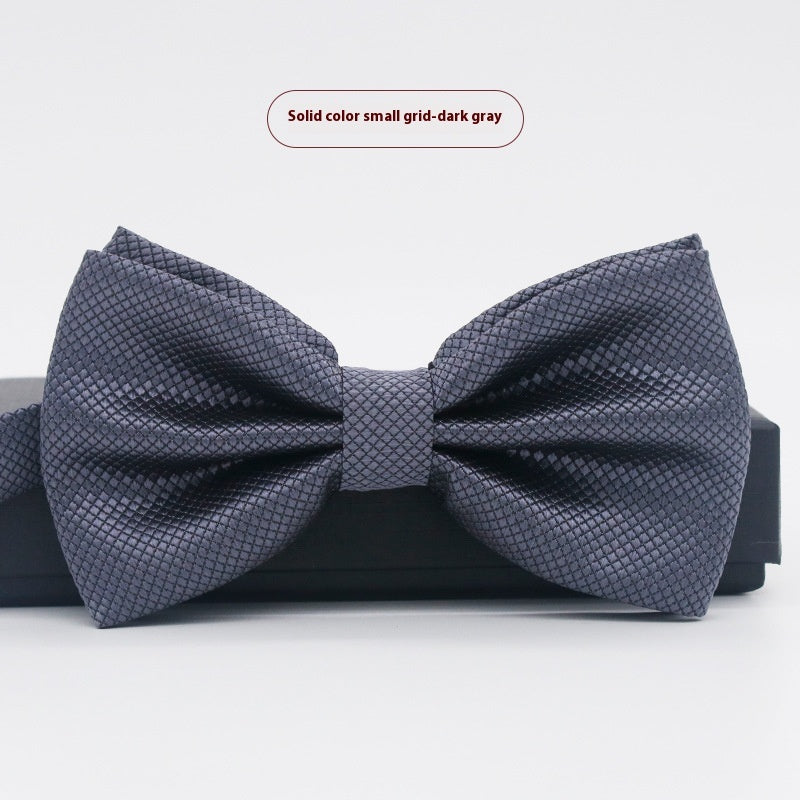 Men's Solid Color Bow Tie