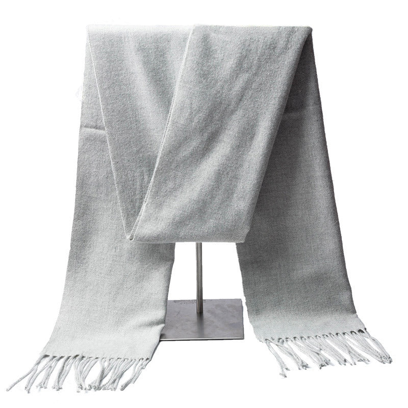 Men's Fashion Simple Thickened Imitation Cashmere Scarf