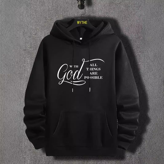 Men's "With God All Things Are Possible" Hoodies