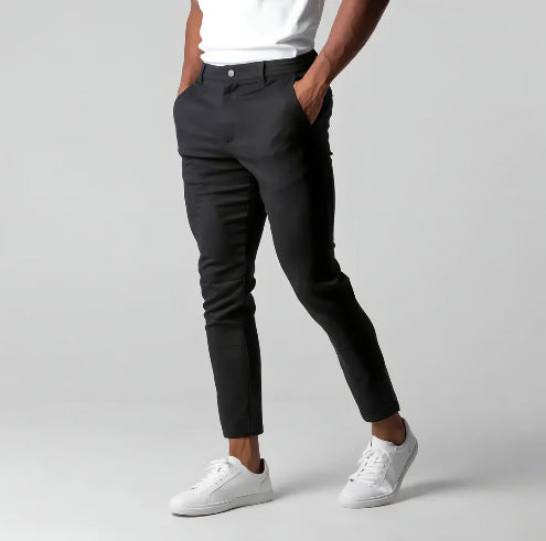 Men's Slim Business Casual Straight Pants
