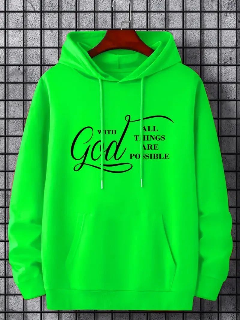 Men's "With God All Things Are Possible" Hoodies