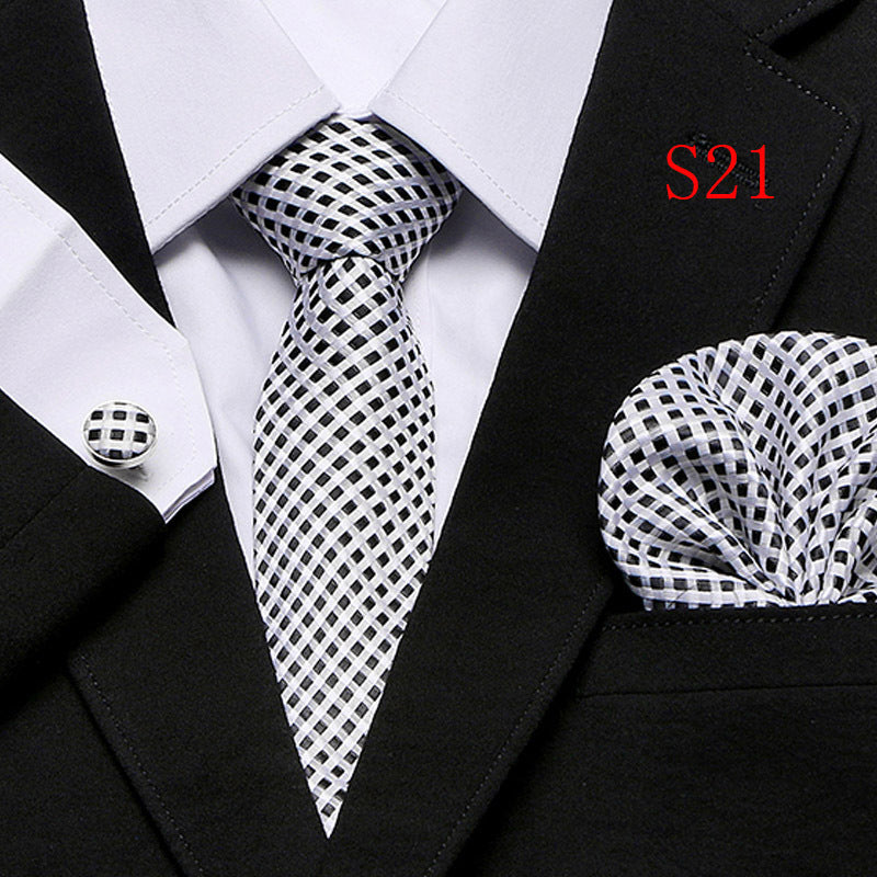 Men's Paisley Series Ties Three-piece Set