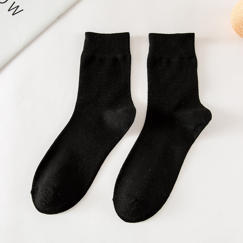 Men's Solid Color Socks