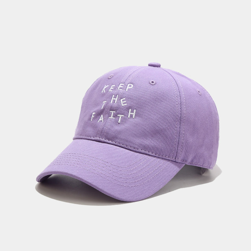 Men's "Keep The Faith" Embroidered Baseball Cap