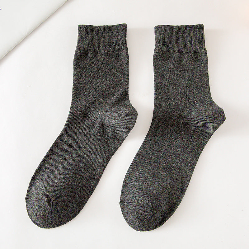 Men's Solid Color Socks