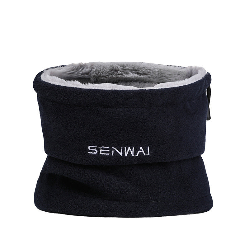 Men's Cold Proof And Warm Wind Proof Wool Hat or Neck Warmer