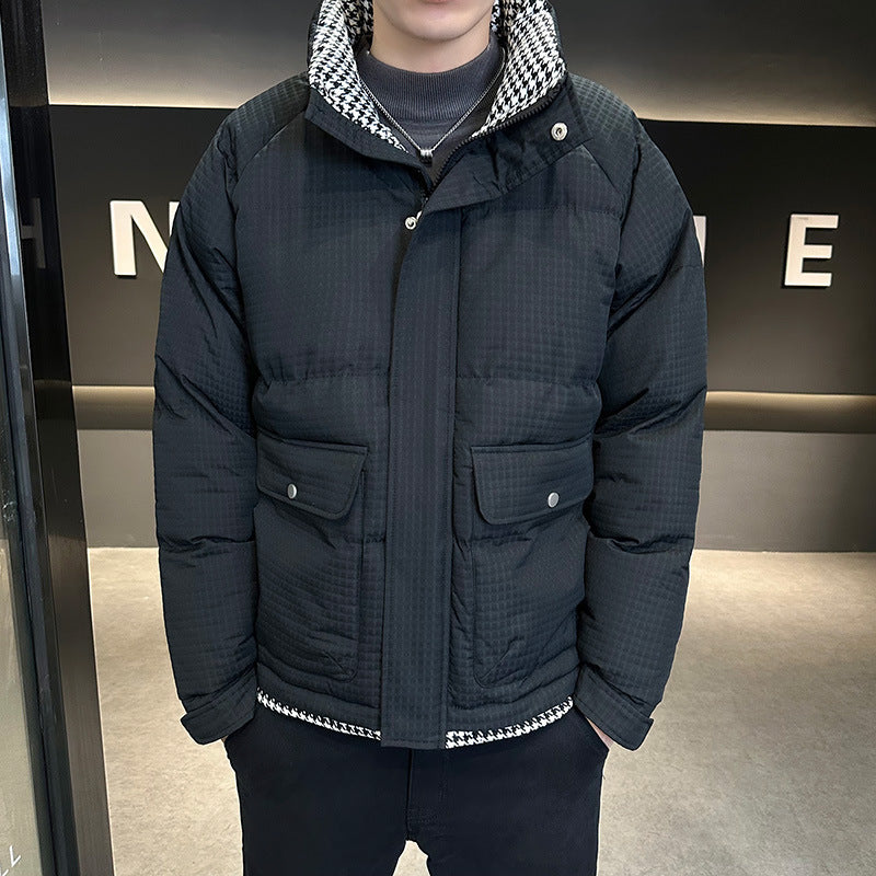 Men's Cotton Stand Collar Coat