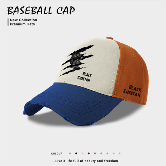 Men's Casual "Black Cheetah" Baseball Cap