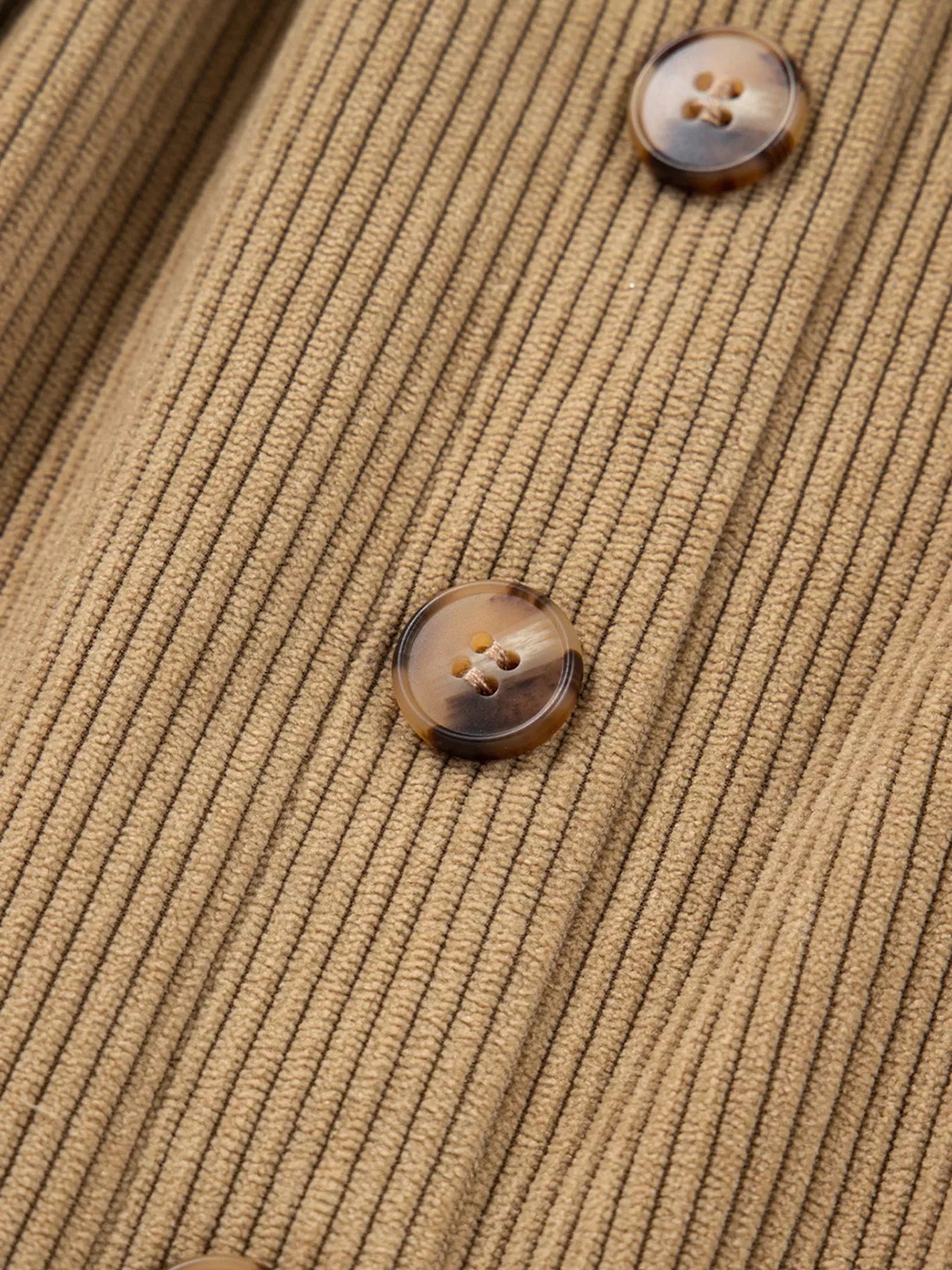 Corduroy Buttoned Front Mini Skirt by Lady Ros