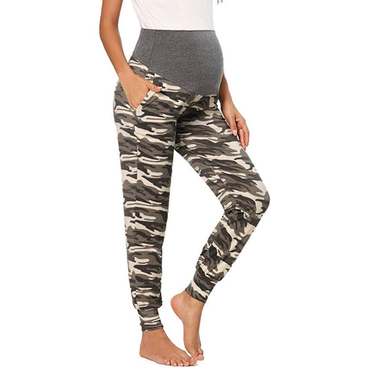 Pregnant Women Print Yoga Pants by GJG Denim