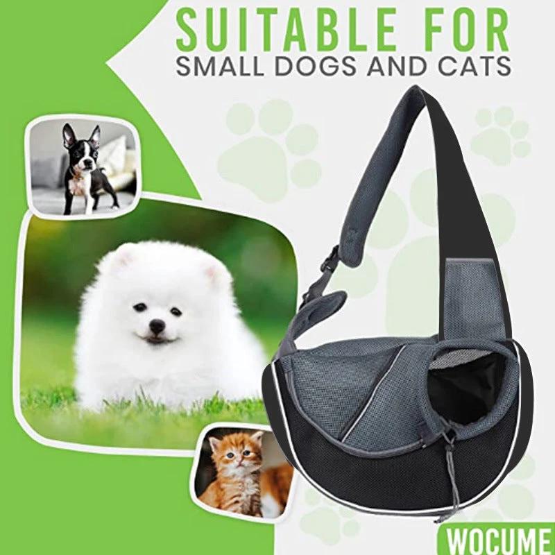 Carrying Pets Bag Women Outdoor Portable Crossbody Bag For Dogs Cats Pet Products by GJG Denim