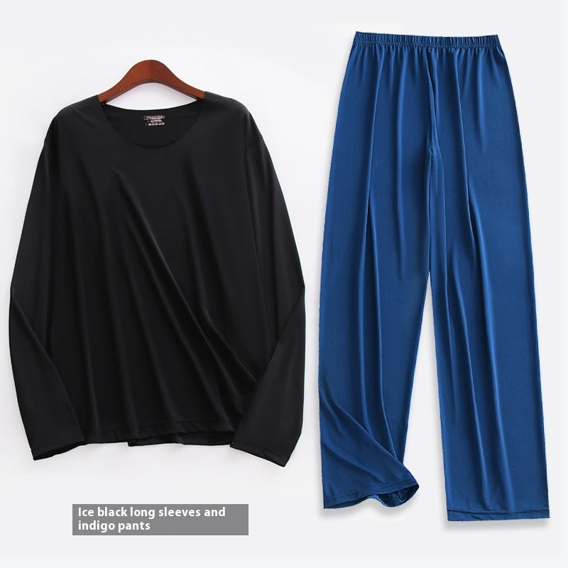 Men's Long-sleeved Pajamas Set