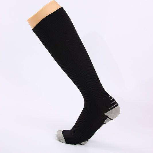 Men's Sports Multi-color Gradient Long Tube Compression Socks