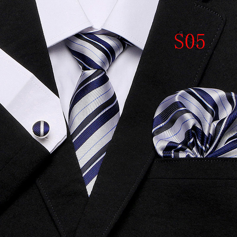 Men's Paisley Series Ties Three-piece Set