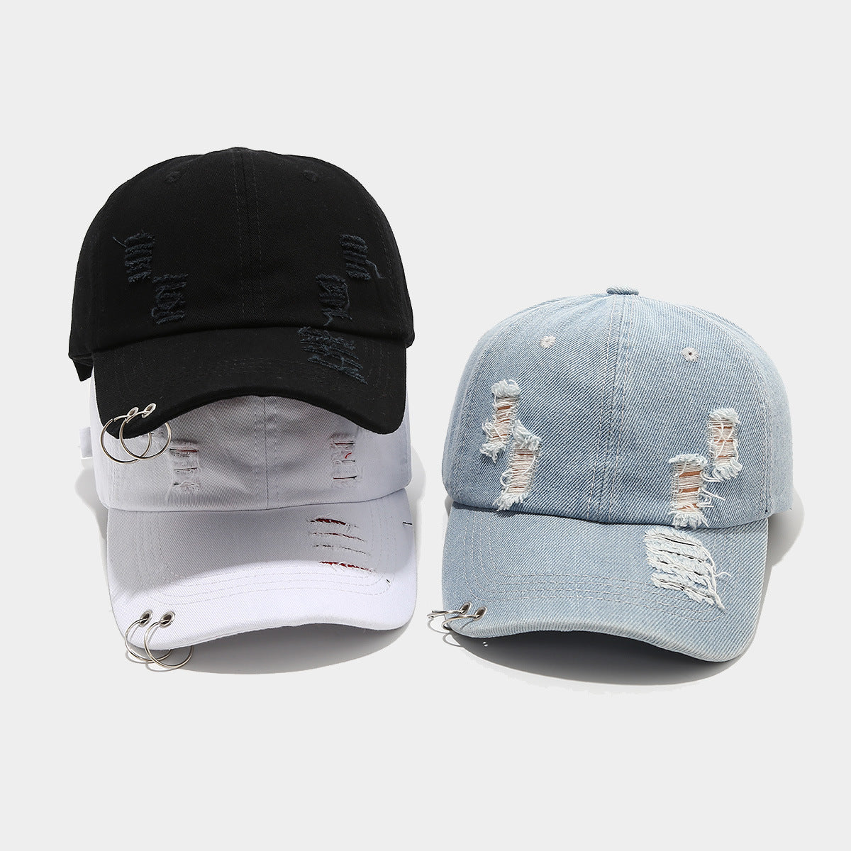 Men's Retro Street Peaked Baseball Hat