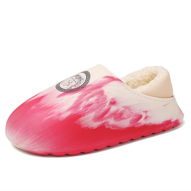 Men Waterproof Warm Cotton Slippers