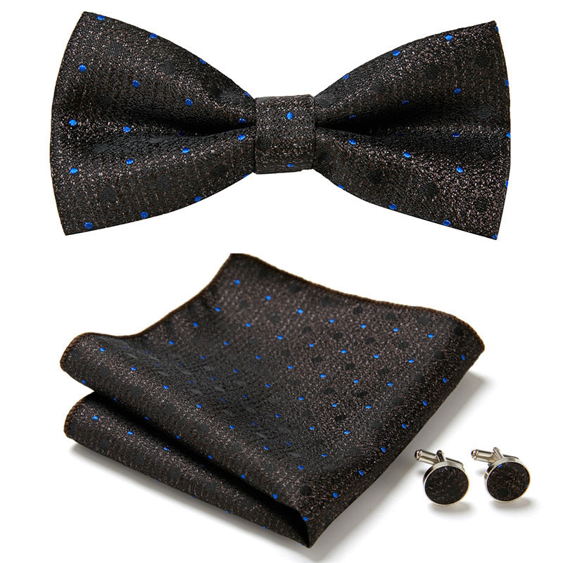 Men's Bow Ties Three Piece Set