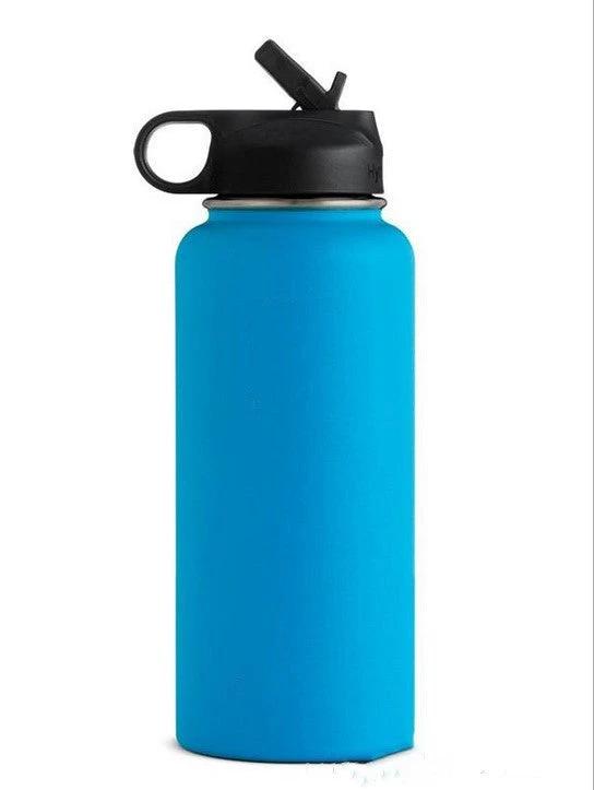 Stainless Steel Wide-mouth Outdoor Sports Vacuum Flask by GJG Denim