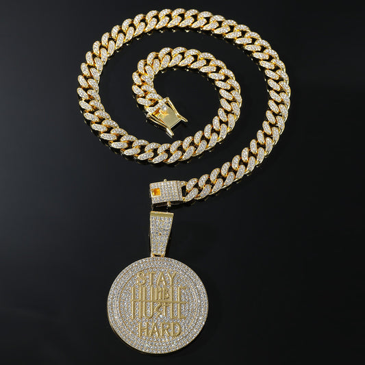 "Stay Humble Hustle Hard" Men's Necklace