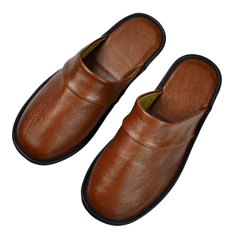 Men's Cowhide Slippers