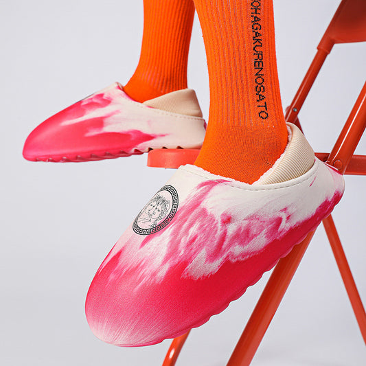 Men Waterproof Warm Cotton Slippers