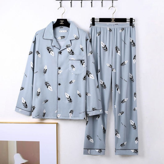 Men's Long-sleeved Pajamas
