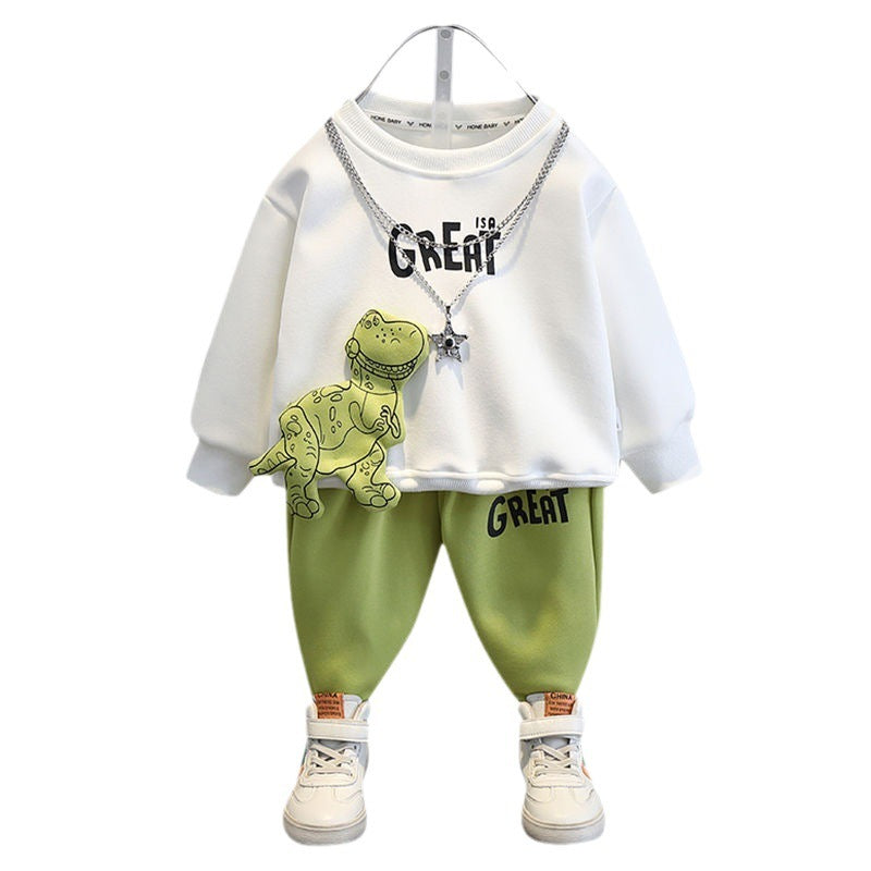 Boys Sweater Suit Clothes Fashionable Children