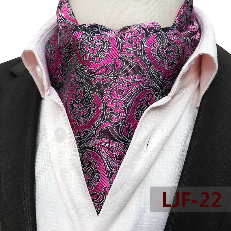 Men's Jacquard Polyester Scarf