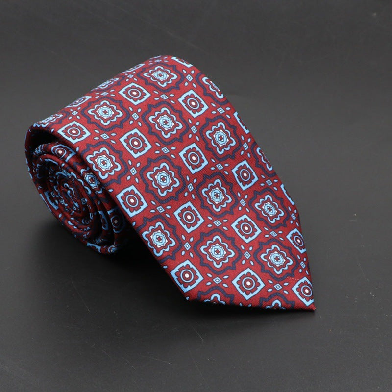 Men's Super Soft Bohemian Silk Ties