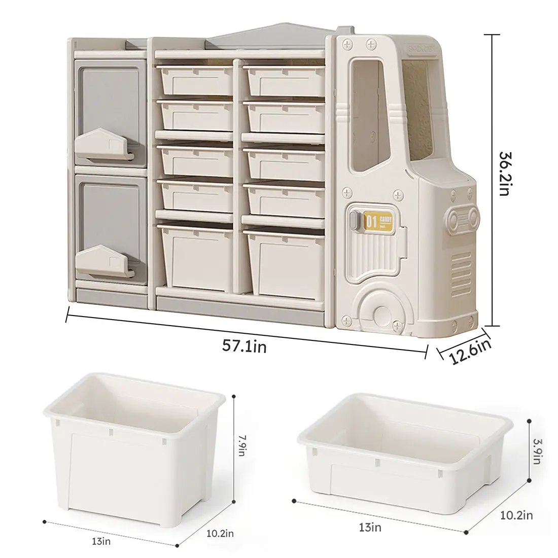 Children's Toy Storage Cabinets by GJG Denim