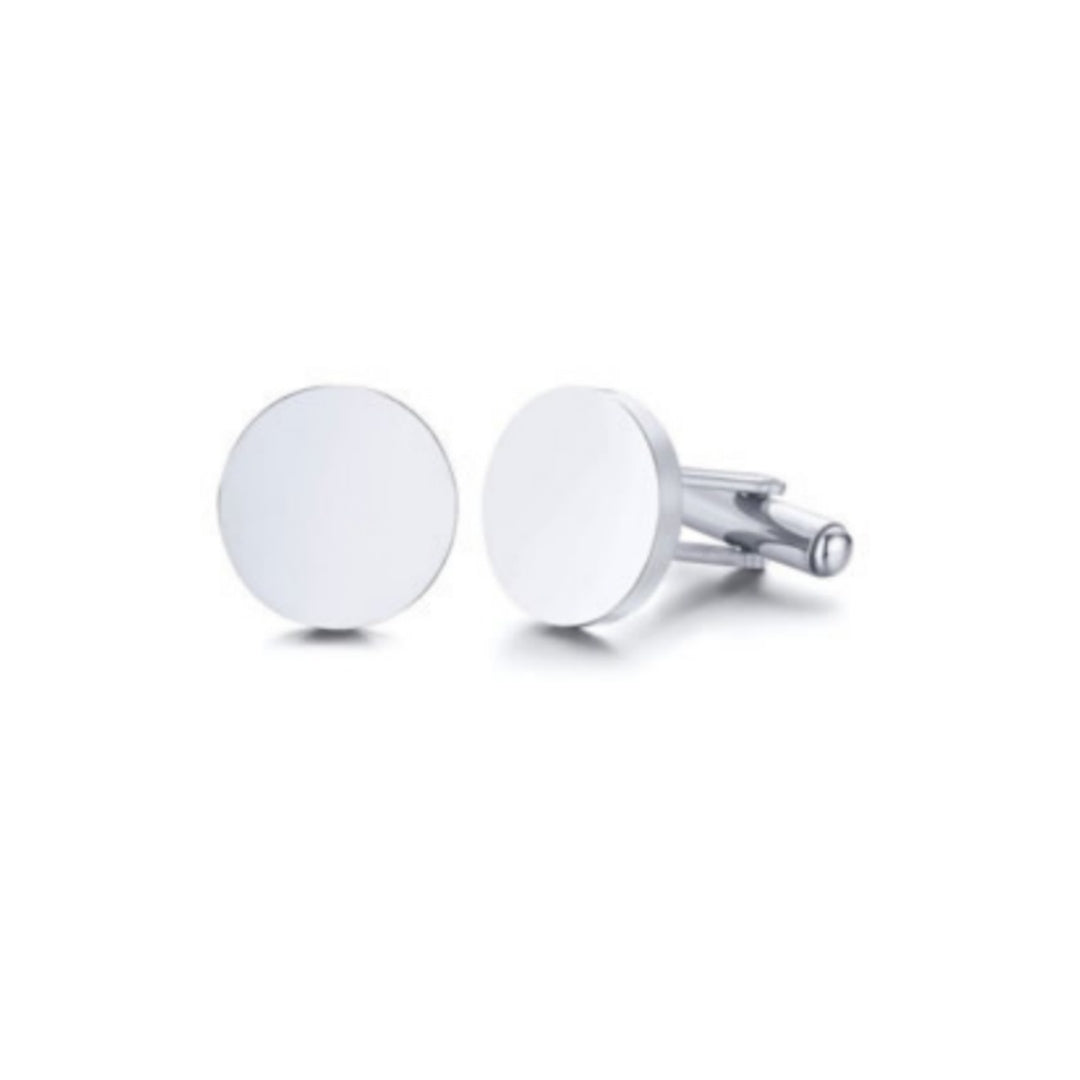 Minimalist Stainless Steel Cufflinks