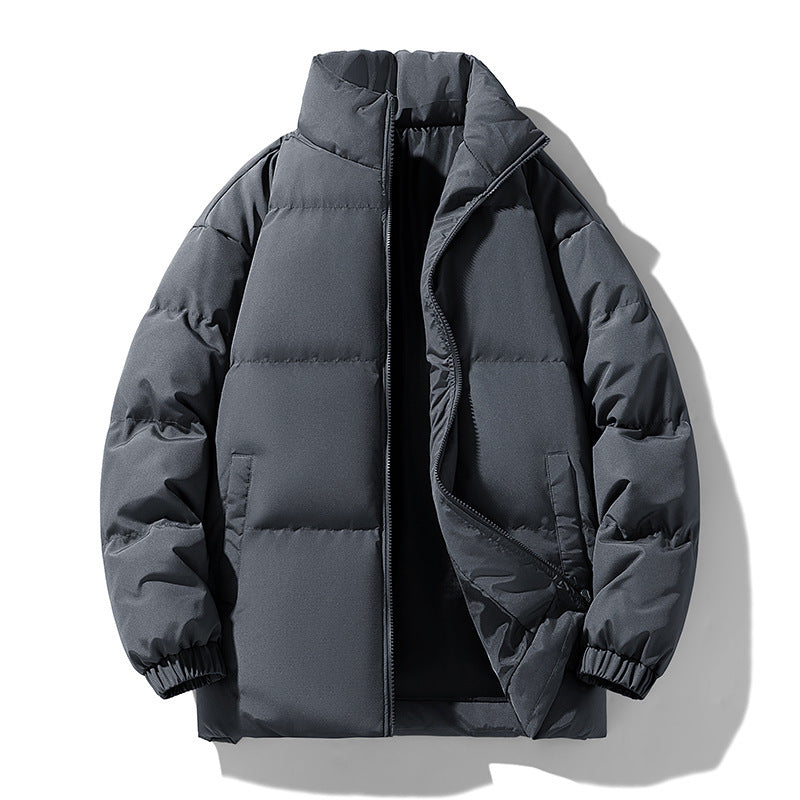 Men's Stand-up Collar Cotton-padded Coat Thick Warm-keeping And Cold-proof