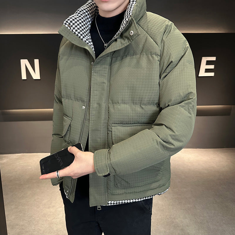 Men's Cotton Stand Collar Coat