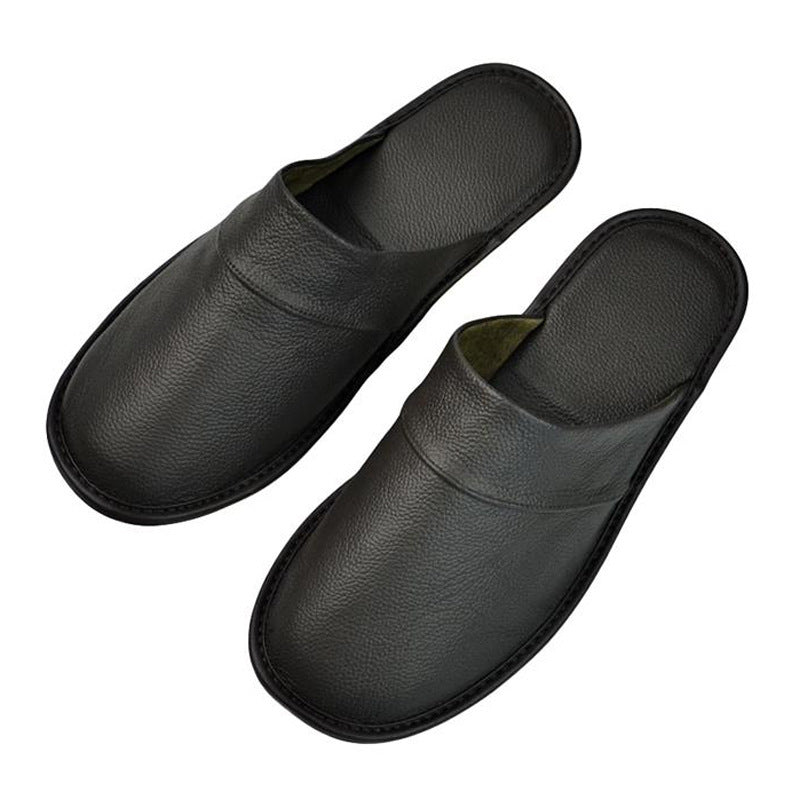 Men's Cowhide Slippers