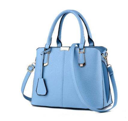 Solid Color Fashion Women Handbag Large Capacity