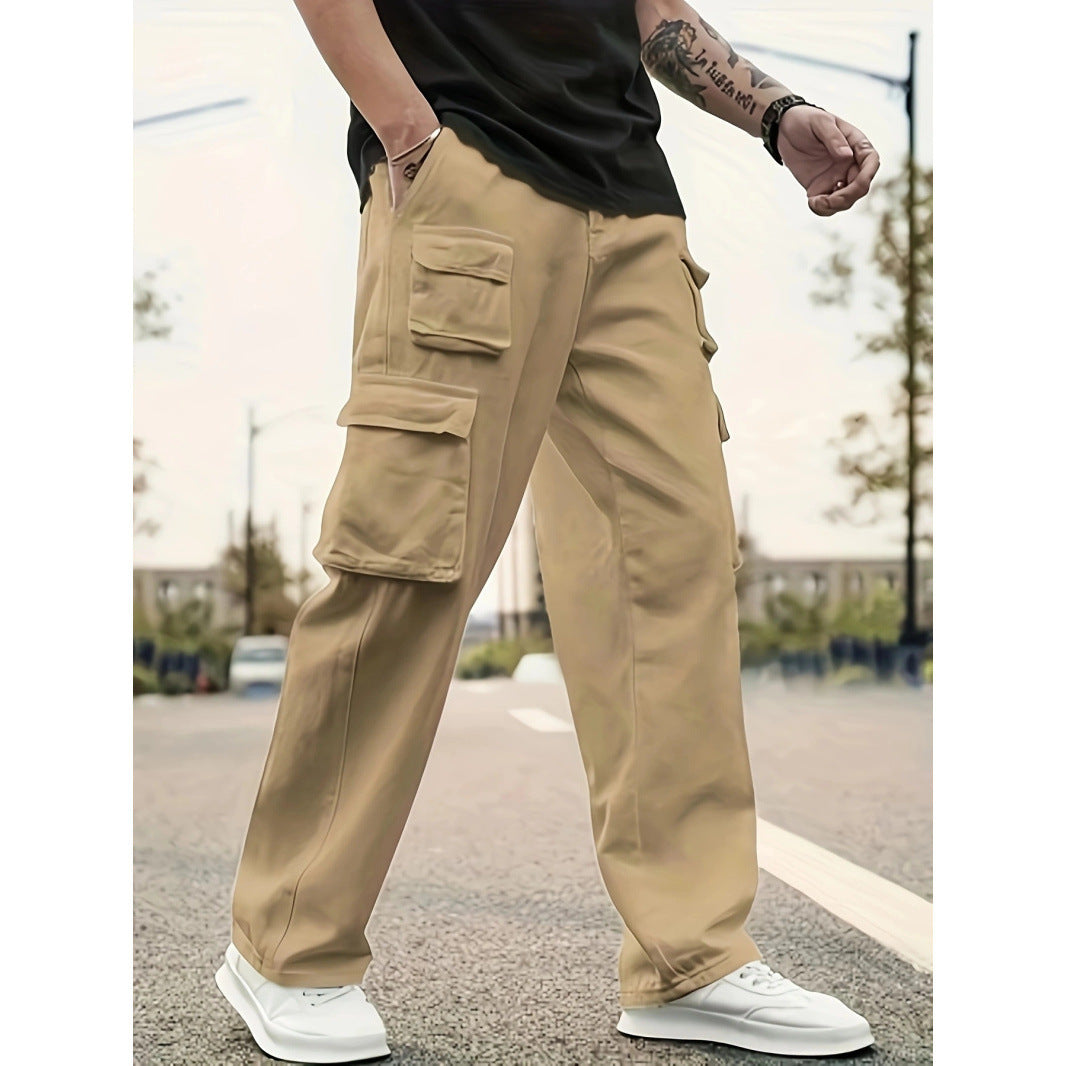Men's Casual Cargo Pants Loose
