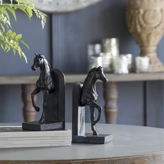 3D Animal Horse Bookends For Home Decor And Desk Accessories by GJG Denim