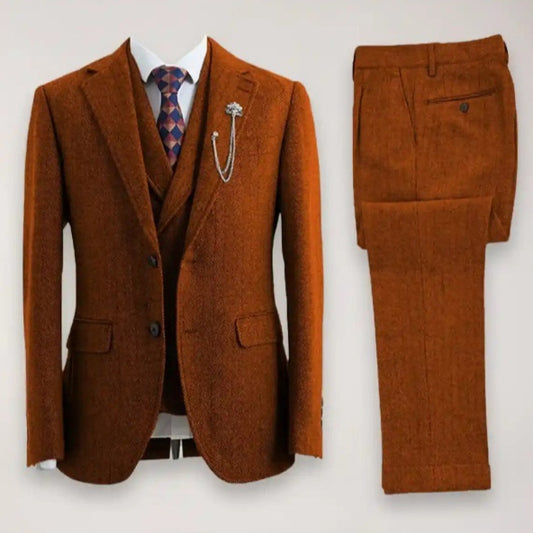 Men's Casual Three-piece Suit