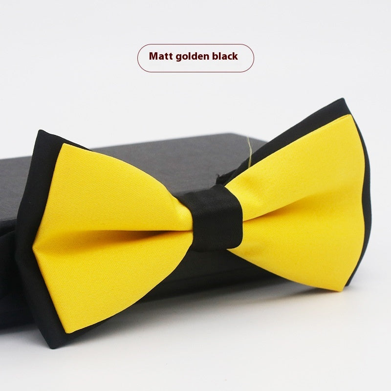 Men's Solid Color Bow Tie