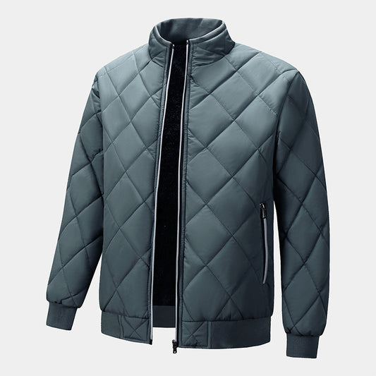 Men's Stand Collar Trendy Warm-keeping Cotton-padded Jacket